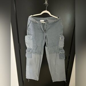 John Elliott Parachute Cargo Pants in Washed Navy